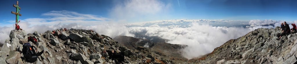 Panoramatic View from Krivan, Vysoke Tatry, Slovakia