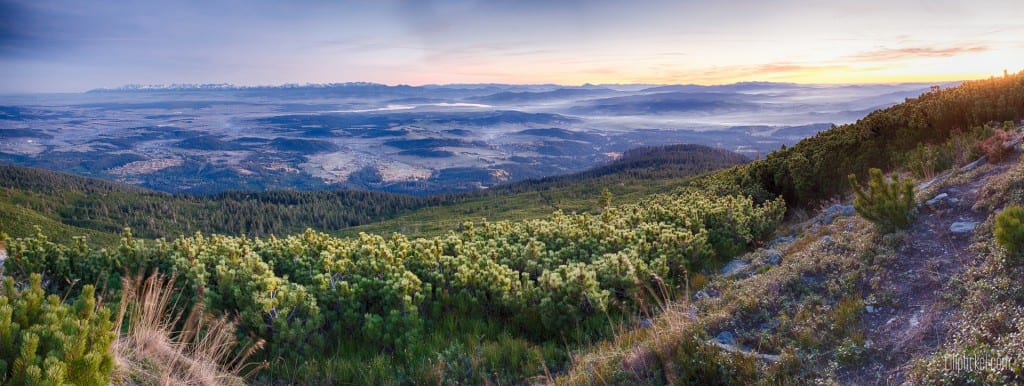 Panoramatic View from Babia Hora, Slovakia